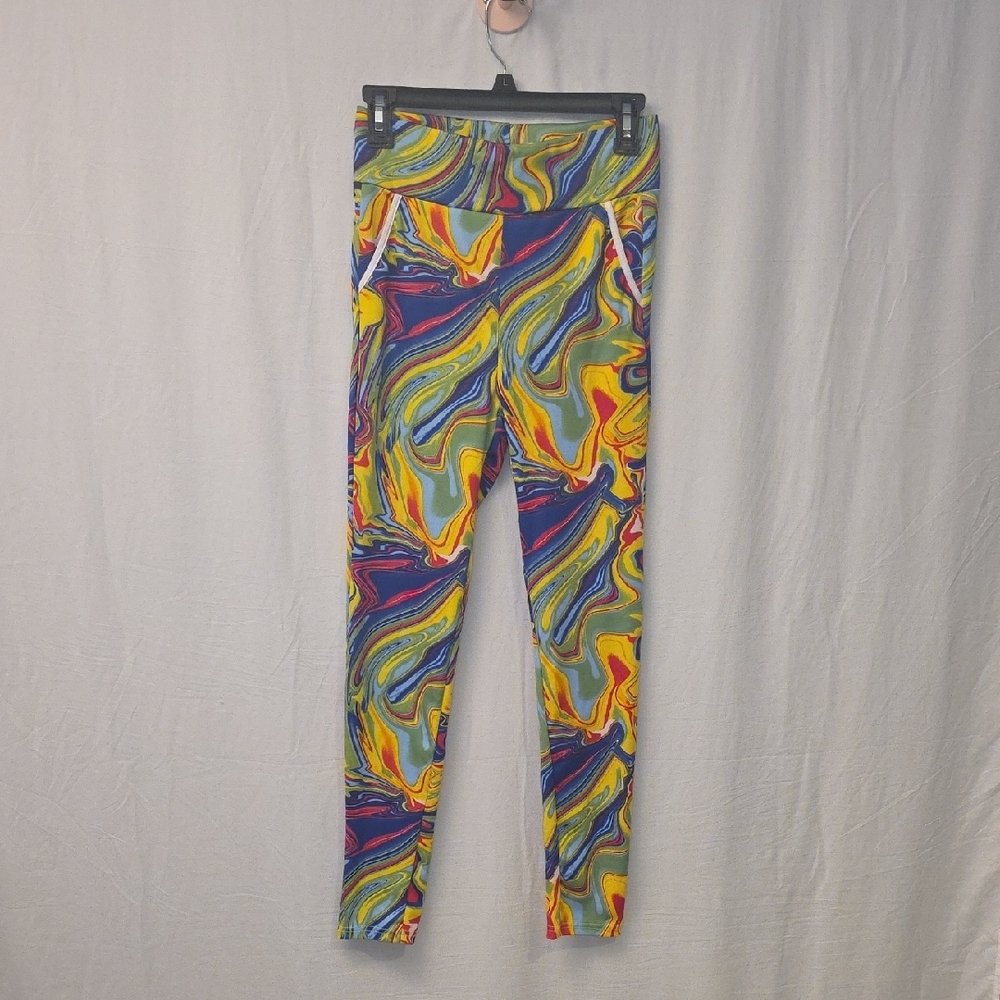 Colorful Abstract Leggings and Top Set - Picture 4 of 6